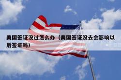美国签证没过怎么办（美国签证没去会影响以后签证吗）