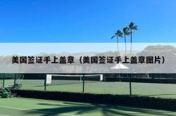 美国签证手上盖章（美国签证手上盖章图片）