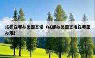 成都在哪办美国签证（成都办美国签证在哪里办理）