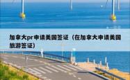 加拿大pr申请美国签证（在加拿大申请美国旅游签证）
