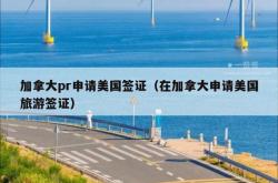 加拿大pr申请美国签证（在加拿大申请美国旅游签证）