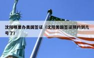沈阳哪里办美国签证（沈阳美国签证预约到几号了）