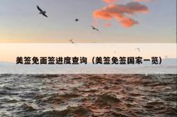 美签免面签进度查询（美签免签国家一览）