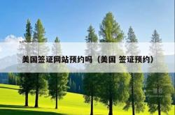美国签证网站预约吗（美国 签证预约）