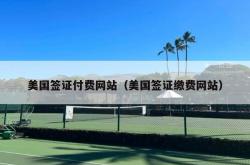 美国签证付费网站（美国签证缴费网站）
