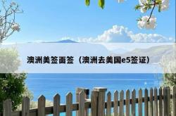 澳洲美签面签（澳洲去美国e5签证）
