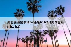 美签旅游是申请b2还是b1b2（美国签证r b1 b2）