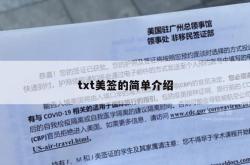 txt美签的简单介绍