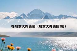 在加拿大办美签（加拿大办美国f签）