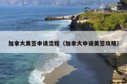 加拿大美签申请流程（加拿大申请美签攻略）