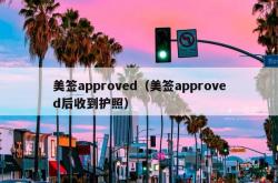 美签approved（美签approved后收到护照）