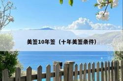 美签10年签（十年美签条件）
