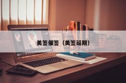 美签催签（美签延期）