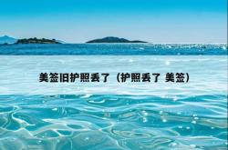 美签旧护照丢了（护照丢了 美签）