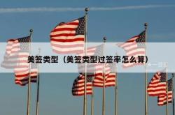 美签类型（美签类型过签率怎么算）