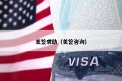 美签求助（美签咨询）