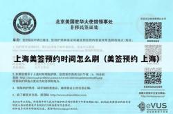 上海美签预约时间怎么刷（美签预约 上海）