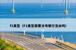 f1美签（F1美签需要父母银行流水吗）
