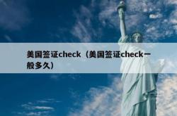 美国签证check（美国签证check一般多久）